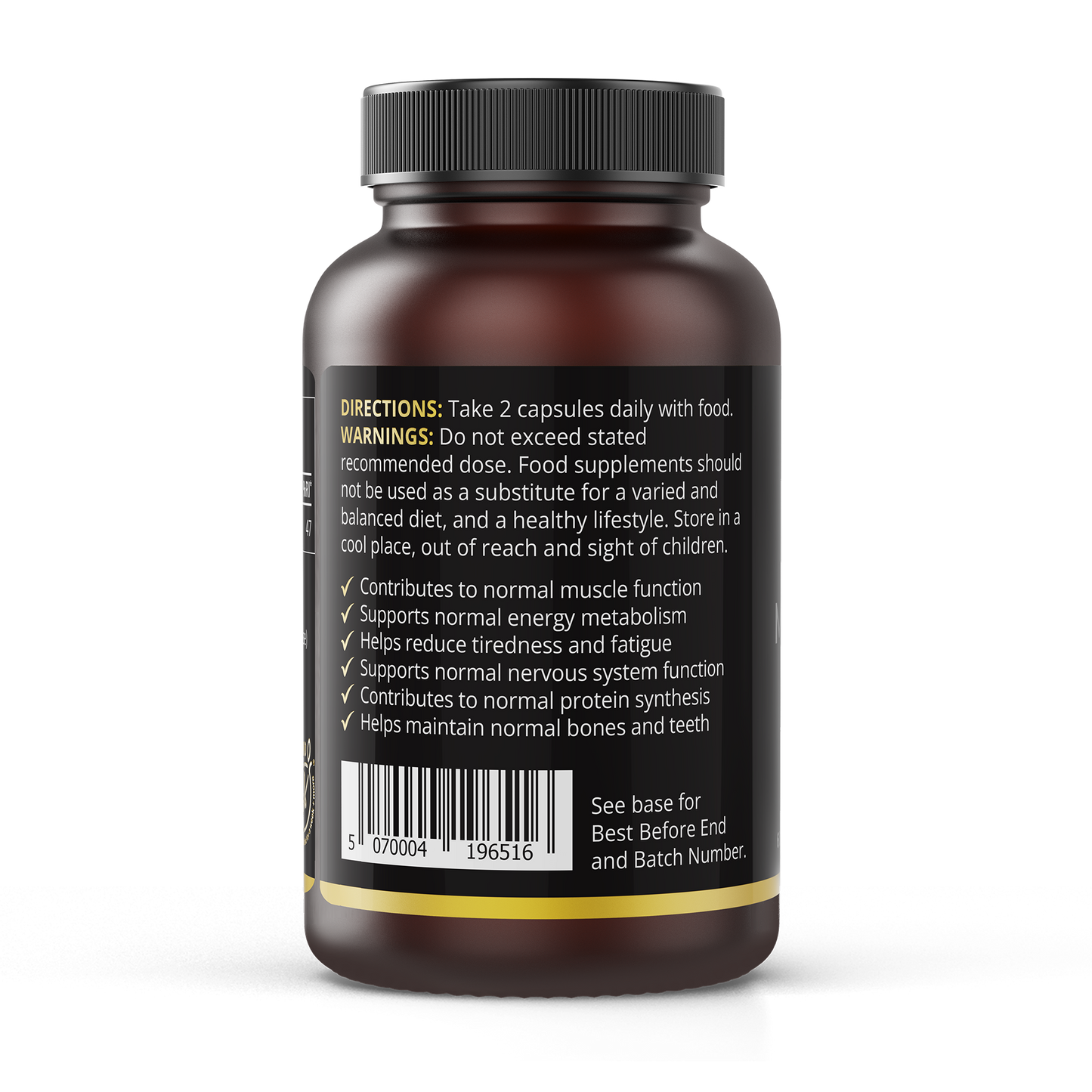 Premium Magnesium Bisglycinate (1 Month Supply)