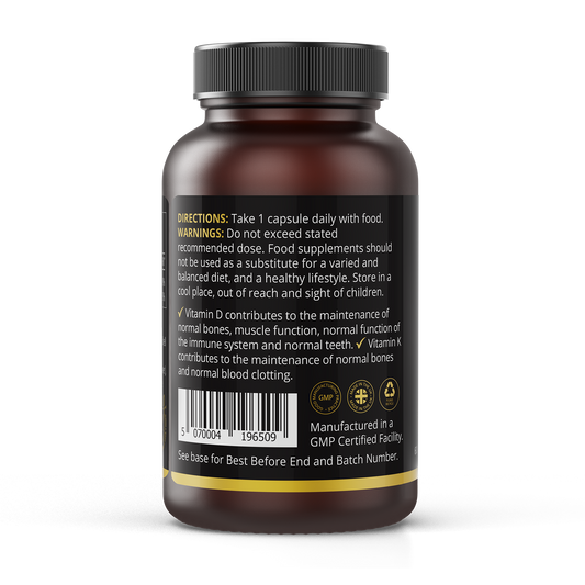 Vitamin D3 & K2 60 Day Supply